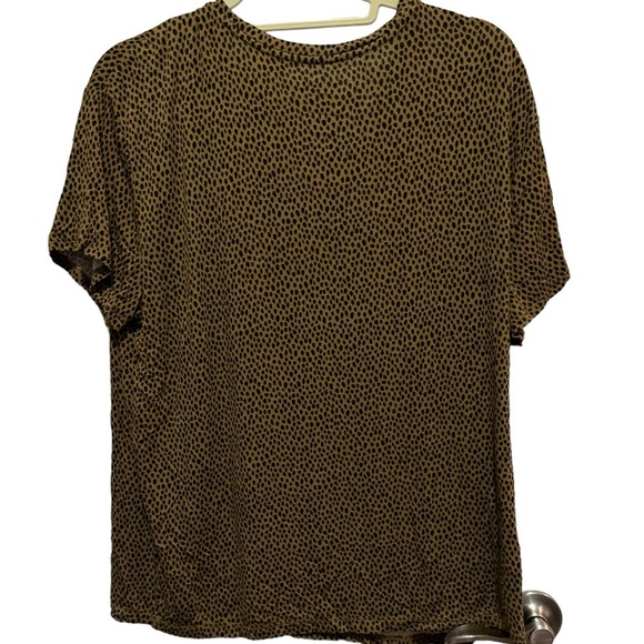 Nine West - soft spun tshirt - Brown / black - size XL - Picture 2 of 3
